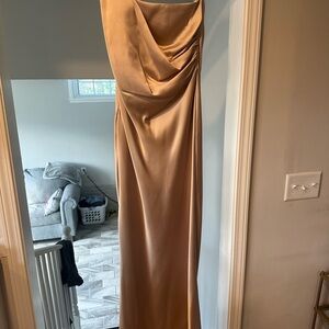 Elegant Satin Revelry Bridesmaid Dress